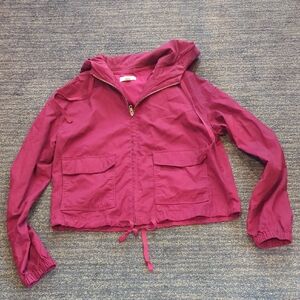 LOFT Fuchsia Zip-Up Jacket